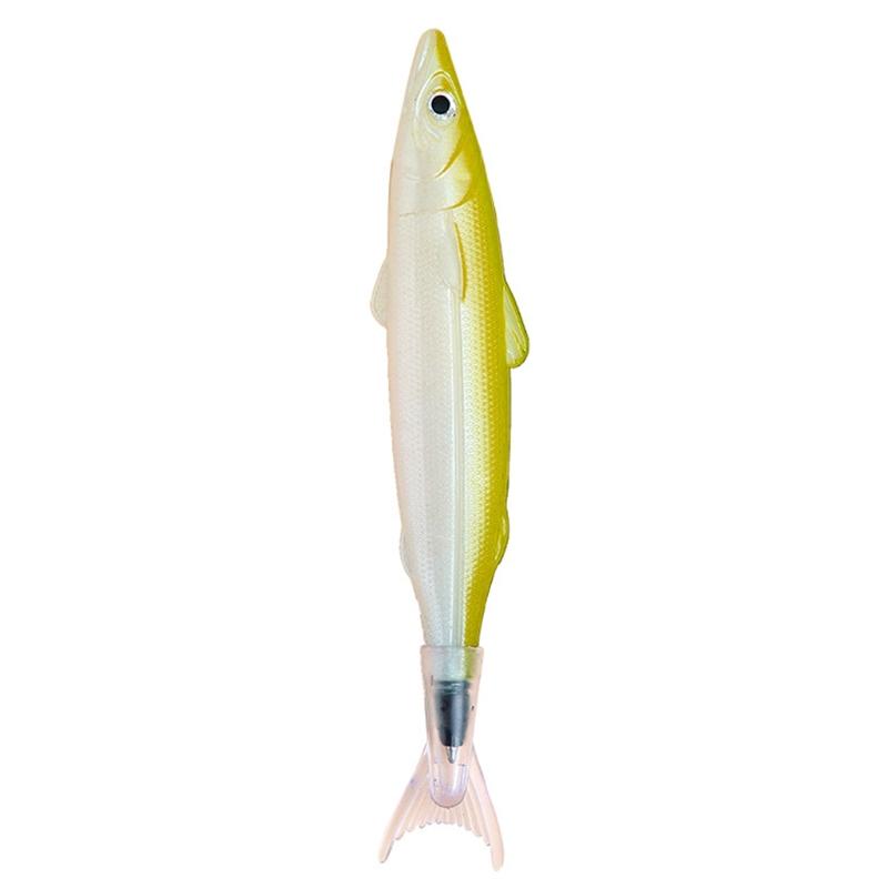 Lovely Creative Fish Pen Ballpoint Pen Green/Orange/Black Writing Practice Pen for Kids Adult зелений
Lovely Creative Fish Pen Ballpoint Pen Green/Orange/Black Writing Practice Pen for Kids Adult зелений