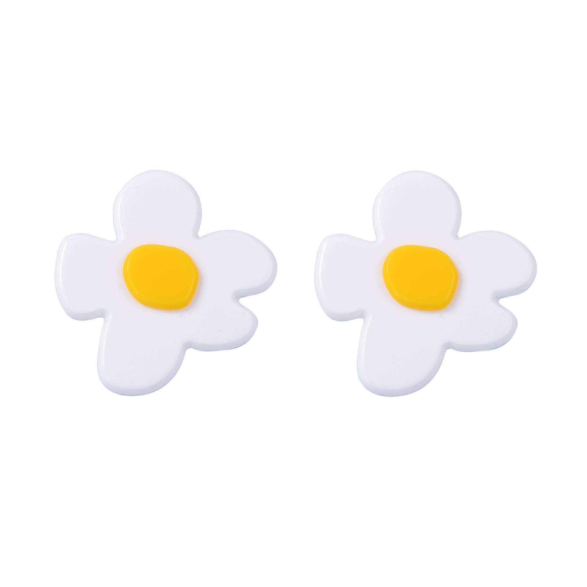Fashionable Cute Acrylic Cartoon Large Flower Studs Earring for Women Minimalism Summer Daily Commuting Charm Zircon Party Gift
Fashionable Cute Acrylic Cartoon Large Flower Studs Earring for Women Minimalism Summer Daily Commuting Charm Zircon Party Gift