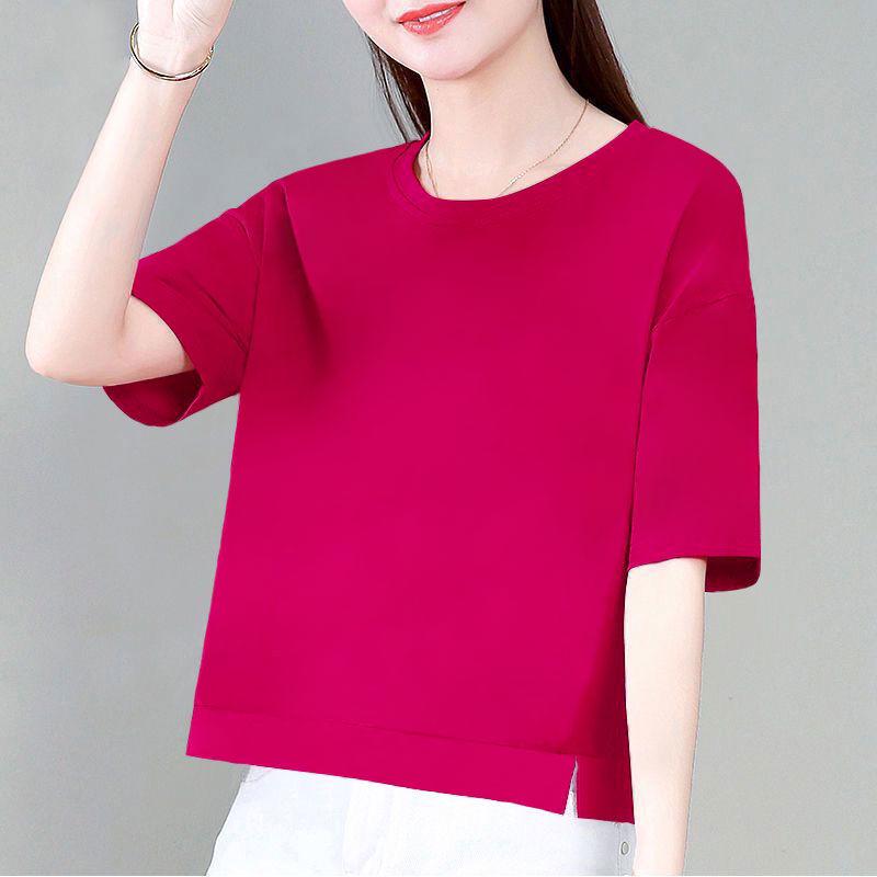 Женский летний топ в корейском стиле, черный, хлопковый, с коротким рукавом, свободного кроя L (for 100-115 jin)
Женский летний топ в корейском стиле, черный, хлопковый, с коротким рукавом, свободного кроя L (for 100-115 jin)