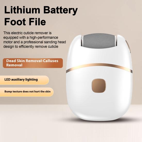 Electric Callus Remover Adjustable Speed Foot File with LED Light & Safety Protection Rechargeable Foot Grinder Ergonomic Pedicure Tool білий
Electric Callus Remover Adjustable Speed Foot File with LED Light & Safety Protection Rechargeable Foot Grinder Ergonomic Pedicure Tool білий