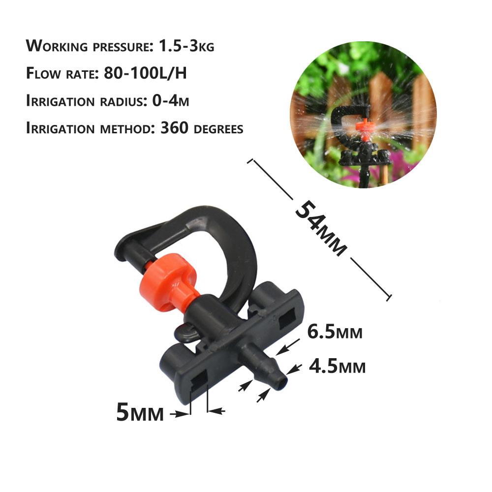 10pcs G Type 180 360 Degree Rotating Micro Sprinkler Nozzle Hanging Nozzle For Garden Greenhouse Irrigation
10pcs G Type 180 360 Degree Rotating Micro Sprinkler Nozzle Hanging Nozzle For Garden Greenhouse Irrigation