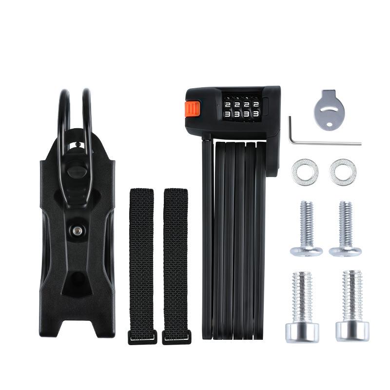 Cycling Portable Folding Lock Mountain Road Bike Bicyle Mini Anti-Thief Folding Lock Waterproof Rust-proof Alloy Steel Lock
Cycling Portable Folding Lock Mountain Road Bike Bicyle Mini Anti-Thief Folding Lock Waterproof Rust-proof Alloy Steel Lock