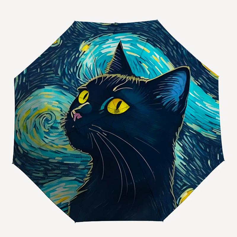 1pc Black Cat Art Automatic Open/close Folding Umbrella, Compact Portable Travel Umbrella,Durable Construction yy250814199
1pc Black Cat Art Automatic Open/close Folding Umbrella, Compact Portable Travel Umbrella,Durable Construction yy250814199