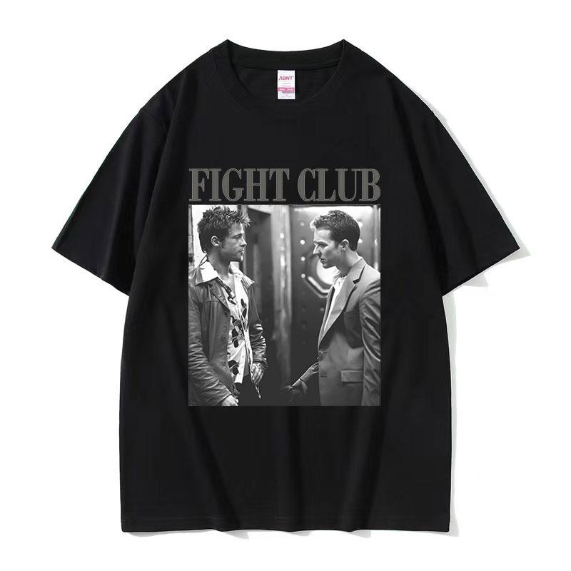 Classic Movie Fight Club Graphic T Shirt Men Vintage Gothic Short Sleeve T-shirt Unisex Punk Oversized Cotton Tshirts Streetw... S
Classic Movie Fight Club Graphic T Shirt Men Vintage Gothic Short Sleeve T-shirt Unisex Punk Oversized Cotton Tshirts Streetw... S
