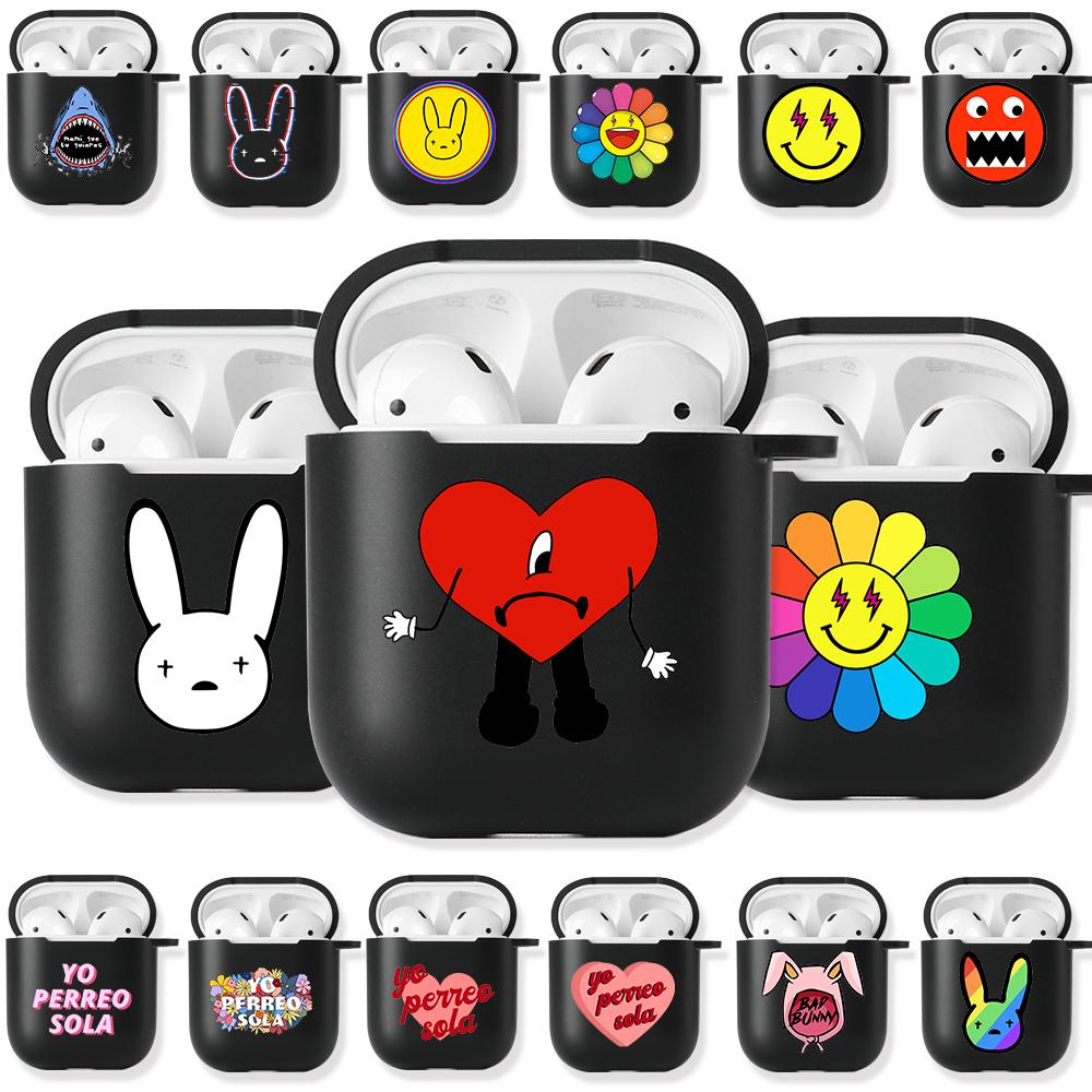 Рэпер певец Bad Bunny Rabbit черный силиконовый чехол для Apple Airpods Pro 3 2 1 Bluetooth беспроводные наушники чехлы для Airpod
Рэпер певец Bad Bunny Rabbit черный силиконовый чехол для Apple Airpods Pro 3 2 1 Bluetooth беспроводные наушники чехлы для Airpod