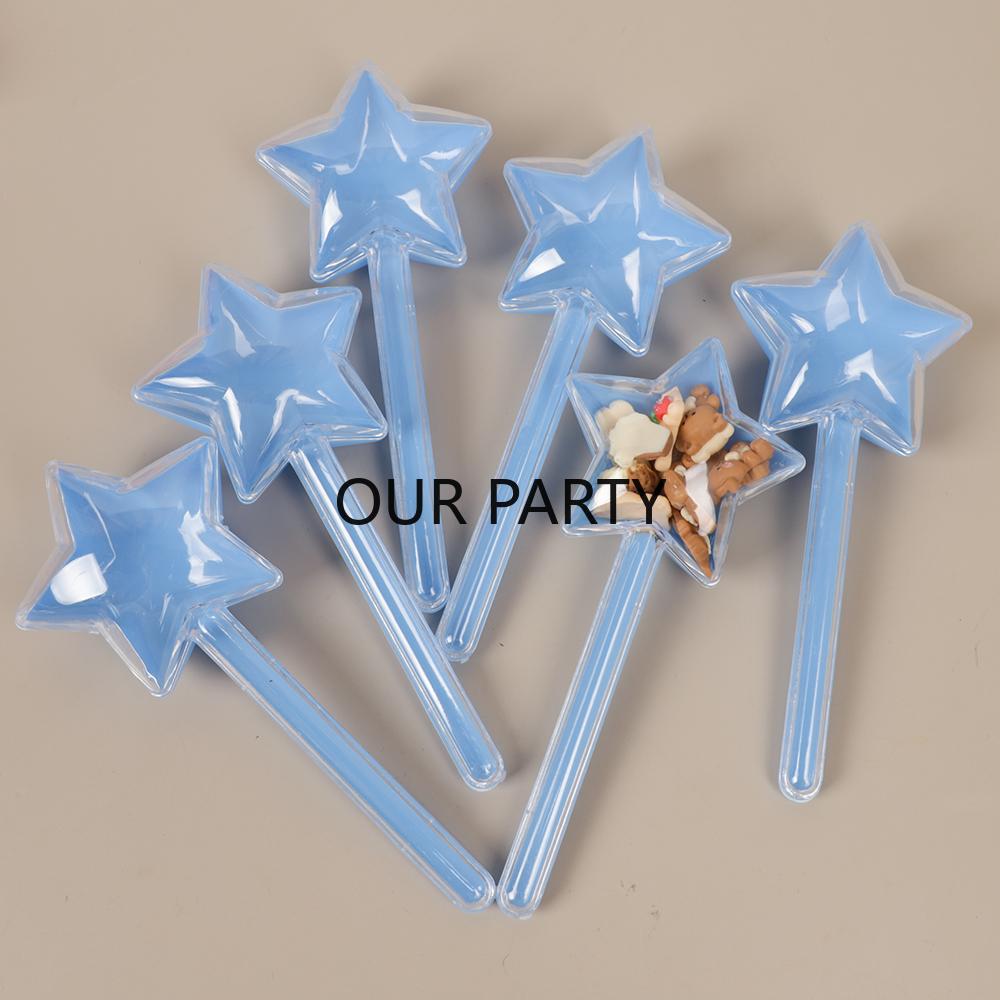 5Pcs Plastic Star Lollipop Shape Candy Boxes Gender Reveal Gift Packing Storage Box for Kids Birthday Baby Shower Party Decor 15x6.5x4cm небесно-голубой
5Pcs Plastic Star Lollipop Shape Candy Boxes Gender Reveal Gift Packing Storage Box for Kids Birthday Baby Shower Party Decor 15x6.5x4cm небесно-голубой