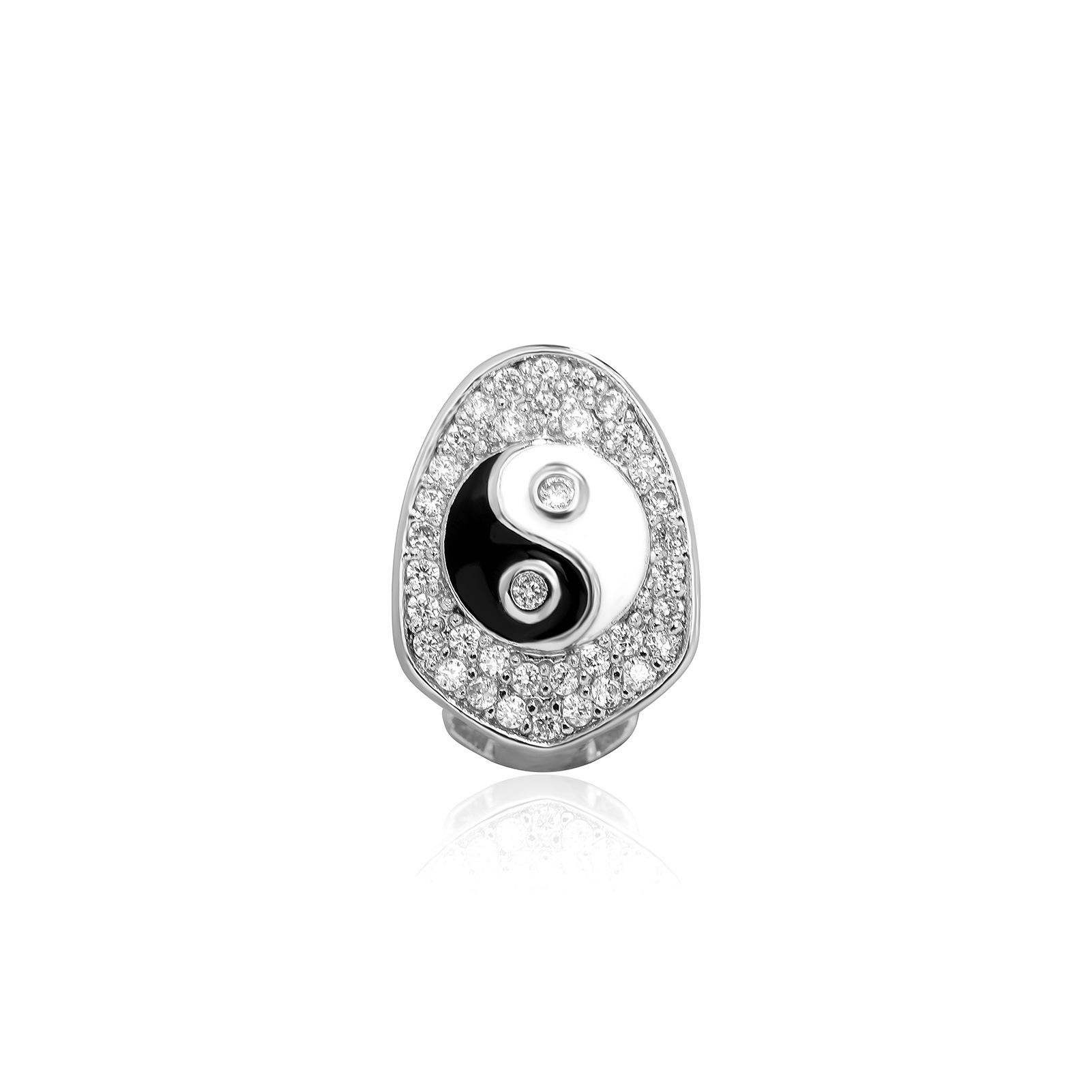 European & American Tai Chi Bagua Diamond Tooth Cap - Trendy Hip-Hop Accessory срібний
European & American Tai Chi Bagua Diamond Tooth Cap - Trendy Hip-Hop Accessory срібний