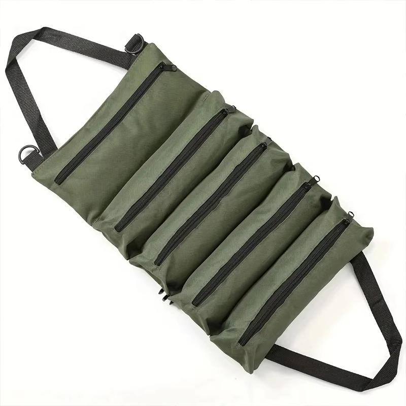 Heavy-Duty Roll-Up Tool Bag - Oxford Fabric Multi-Tool Organizer All-in-One Garage Storage For Mechanics/Electricians/Carpenters (Green,one size) зелений
Heavy-Duty Roll-Up Tool Bag - Oxford Fabric Multi-Tool Organizer All-in-One Garage Storage For Mechanics/Electricians/Carpenters (Green,one size) зелений