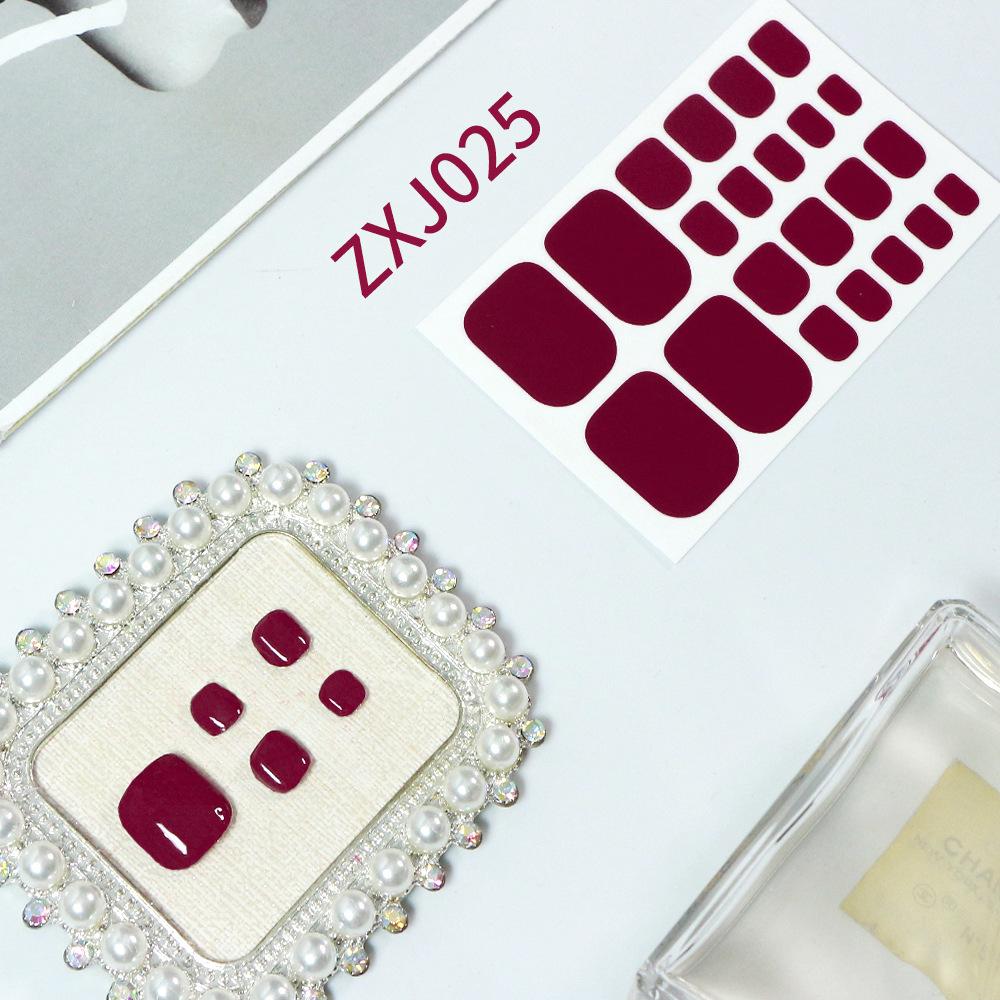 Новые японские и корейские наклейки для ногтей на ногах, водонепроницаемые однотонные наклейки для ногтей, наклейки для маникюра
Новые японские и корейские наклейки для ногтей на ногах, водонепроницаемые однотонные наклейки для ногтей, наклейки для маникюра