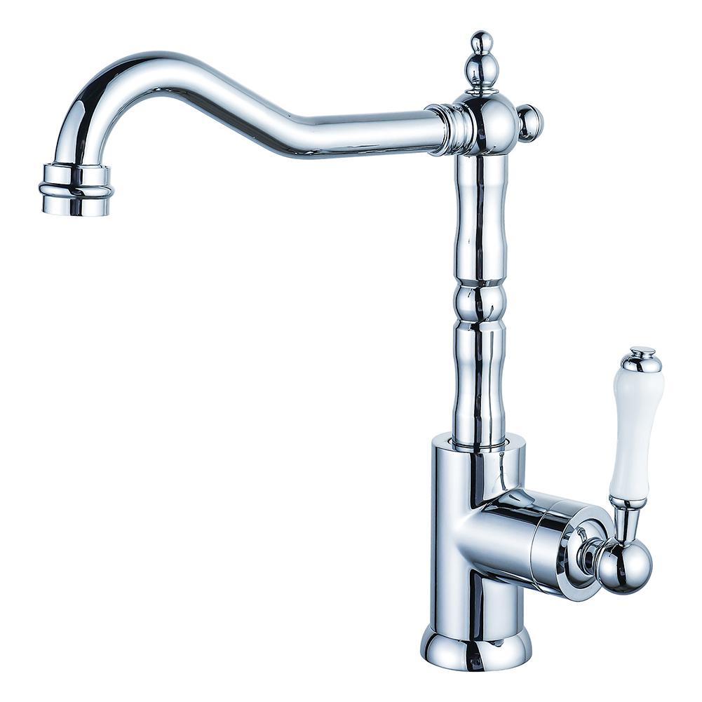 Polished Finish Brass Kitchen Faucet 360 Rotation Single-handle Operation For Farmhouse Sink Black silver gold
Polished Finish Brass Kitchen Faucet 360 Rotation Single-handle Operation For Farmhouse Sink Black silver gold