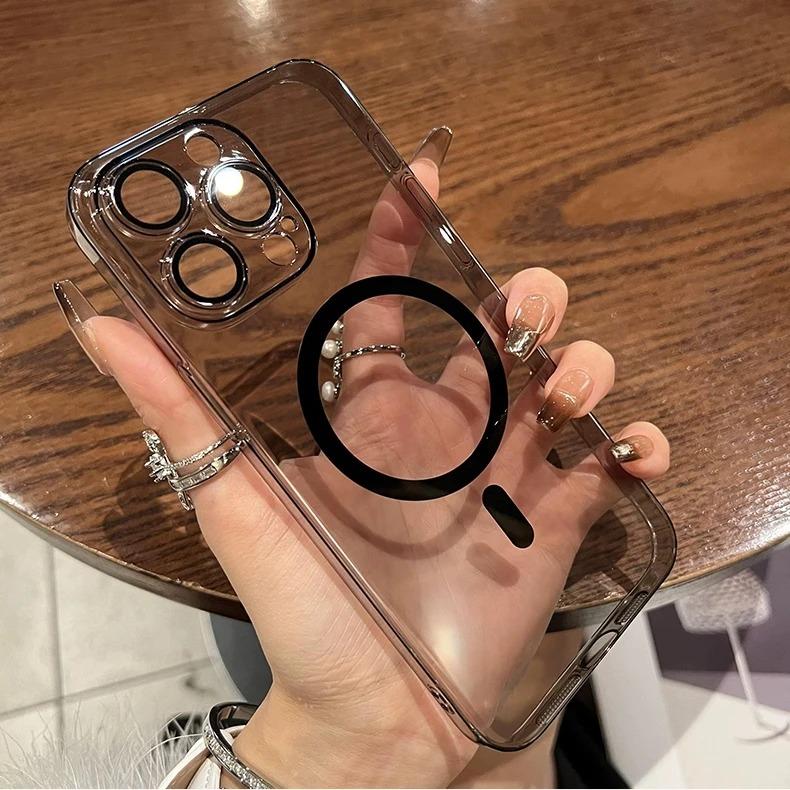 Роскошный ультратонкий магнитный чехол для Magsafe с беспроводной зарядкой для iPhone 15 14 Plus 13 12 11 Pro Max, жесткий прозрачный противоударный чехол For iPhone 13Pro max
Роскошный ультратонкий магнитный чехол для Magsafe с беспроводной зарядкой для iPhone 15 14 Plus 13 12 11 Pro Max, жесткий прозрачный противоударный чехол For iPhone 13Pro max