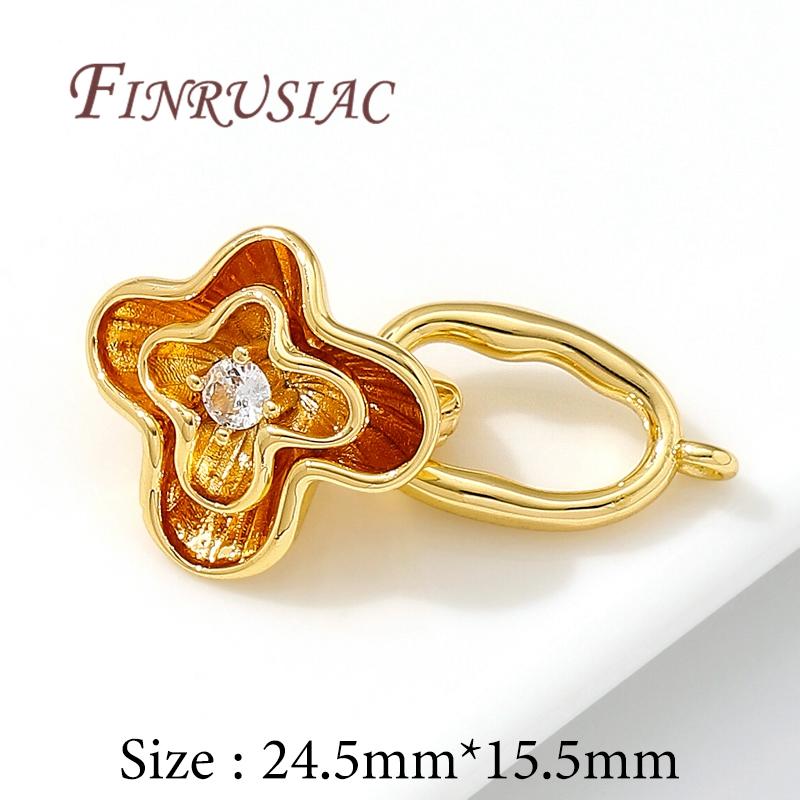 Locks For Bracelets Accessories 18K Real Gold Plated Flowers Shape Clasps For Jewelry,DIY Needlework Bead Pearls Jewelry Making 1 piece
Locks For Bracelets Accessories 18K Real Gold Plated Flowers Shape Clasps For Jewelry,DIY Needlework Bead Pearls Jewelry Making 1 piece