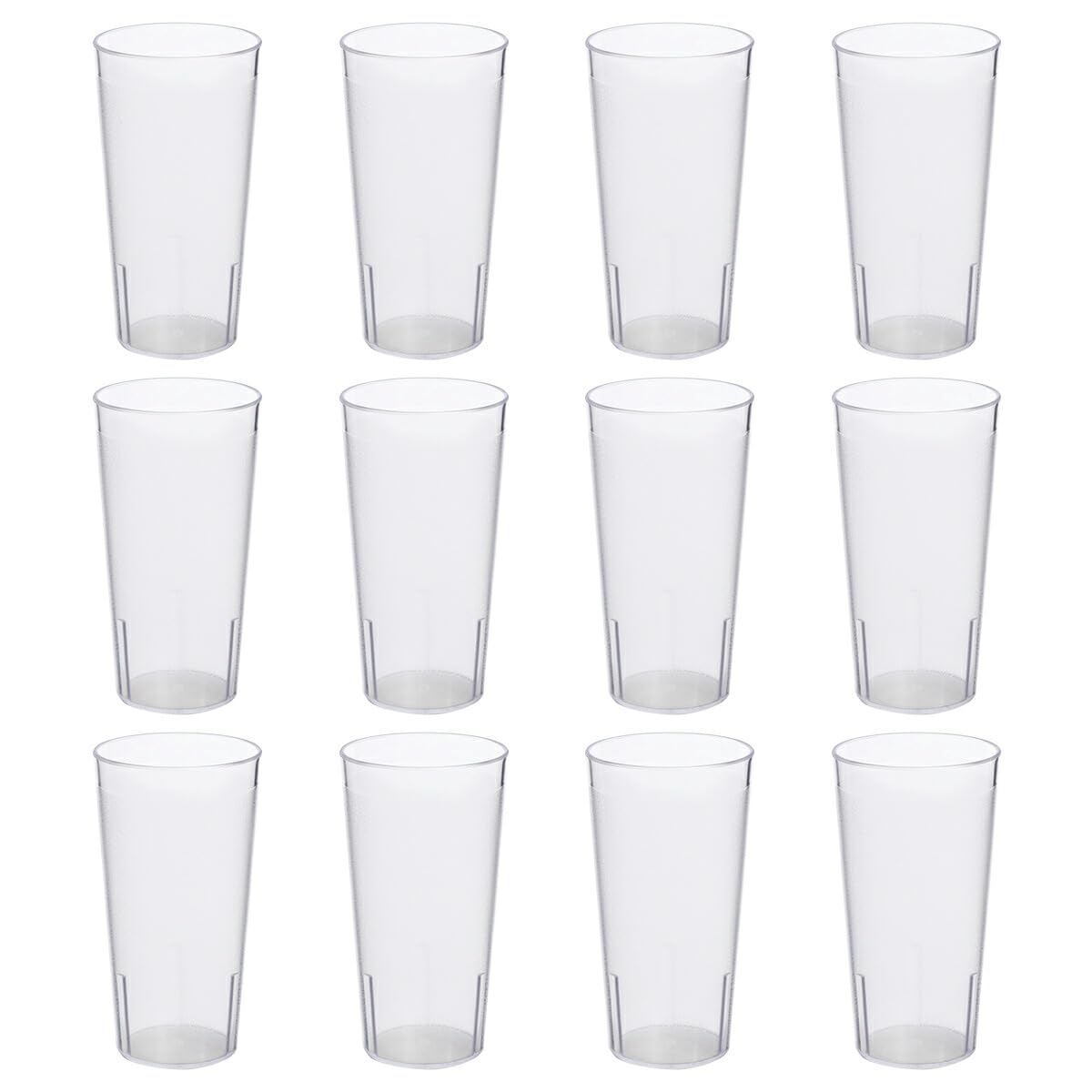 Thunder Group Tumbler 590ml 20oz Set of 12 Commercial Use Dishwasher Safe Plastic Cup Glass Lightweight Break-resistant Non-stick PLTHTB020C-12S чистий
Thunder Group Tumbler 590ml 20oz Set of 12 Commercial Use Dishwasher Safe Plastic Cup Glass Lightweight Break-resistant Non-stick PLTHTB020C-12S чистий