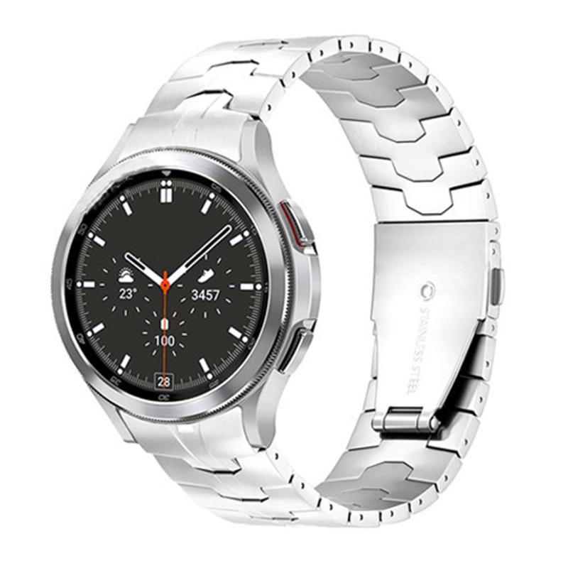 For Samsung Galaxy Watch6 40mm 44mm/Watch6 Classic 43mm 47mm/Watch 5 40mm 44mm/5 Pro 45mm/Watch4 40mm 44mm Wrist Strap Smart Watch Band Silver
For Samsung Galaxy Watch6 40mm 44mm/Watch6 Classic 43mm 47mm/Watch 5 40mm 44mm/5 Pro 45mm/Watch4 40mm 44mm Wrist Strap Smart Watch Band Silver