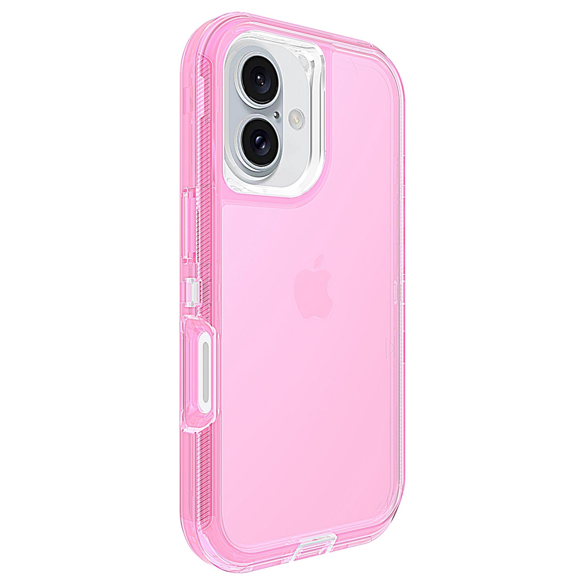 For iPhone 16 Plus Case 3 in 1 Detachable Shockproof TPU+PC Phone Back Cover Transparent Red
For iPhone 16 Plus Case 3 in 1 Detachable Shockproof TPU+PC Phone Back Cover Transparent Red