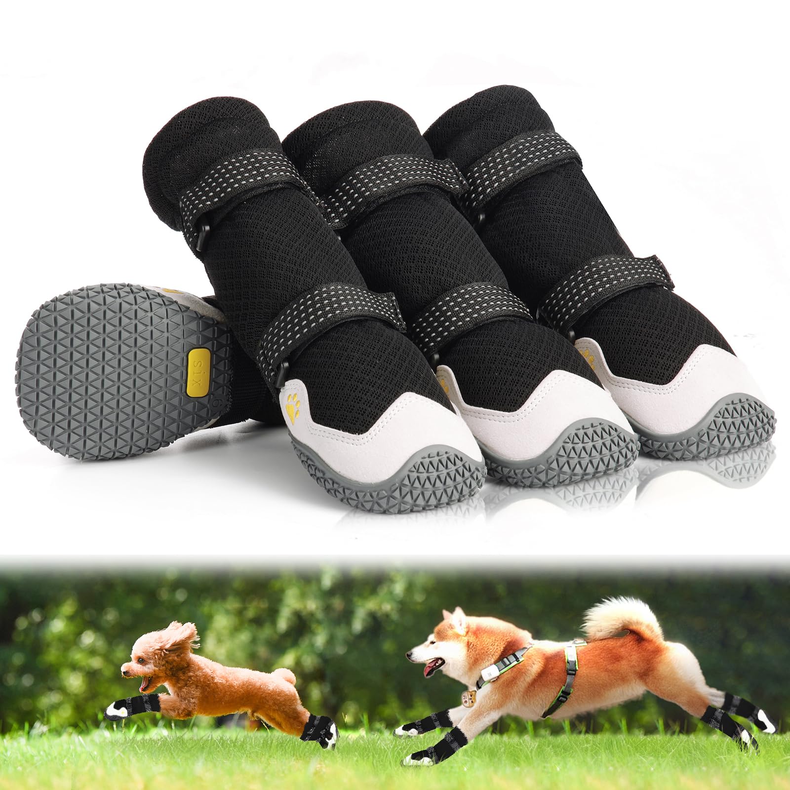 Dog Dog Dog For Spring and Moisture Quick Double Easy to Put Hard to Slip Protects Durable Rubber For With Night Reflective For and Large 8 Set of 4 чёрный
Dog Dog Dog For Spring and Moisture Quick Double Easy to Put Hard to Slip Protects Durable Rubber For With Night Reflective For and Large 8 Set of 4 чёрный