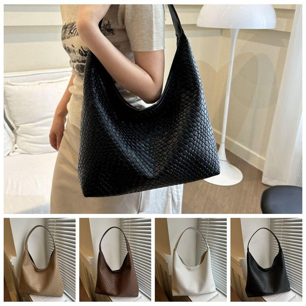PU Leather Hobo Bag Large Capacity Underarm Bag Fashion Woven Braided Satchel Ladies хакі
PU Leather Hobo Bag Large Capacity Underarm Bag Fashion Woven Braided Satchel Ladies хакі