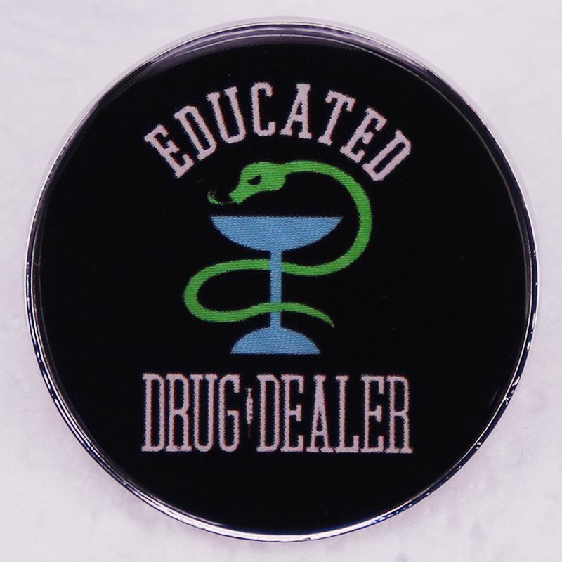 Clever Snake Dealer Pharmacist Humor Pin
Clever Snake Dealer Pharmacist Humor Pin