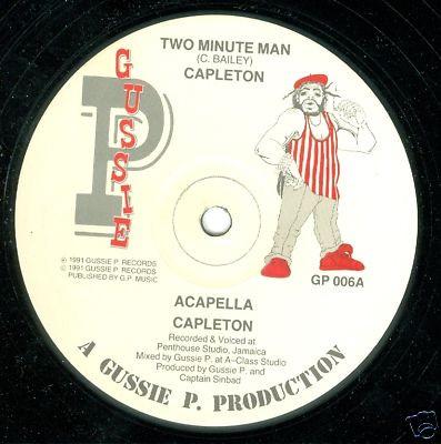12inch Record CAPLETON / MAFIA & FLUXY - Two Minute Man / Tavern Drive Dub GP006 Gussie P Record 1991 UK Reggae, Ska & Dub Used
12inch Record CAPLETON / MAFIA & FLUXY - Two Minute Man / Tavern Drive Dub GP006 Gussie P Record 1991 UK Reggae, Ska & Dub Used
