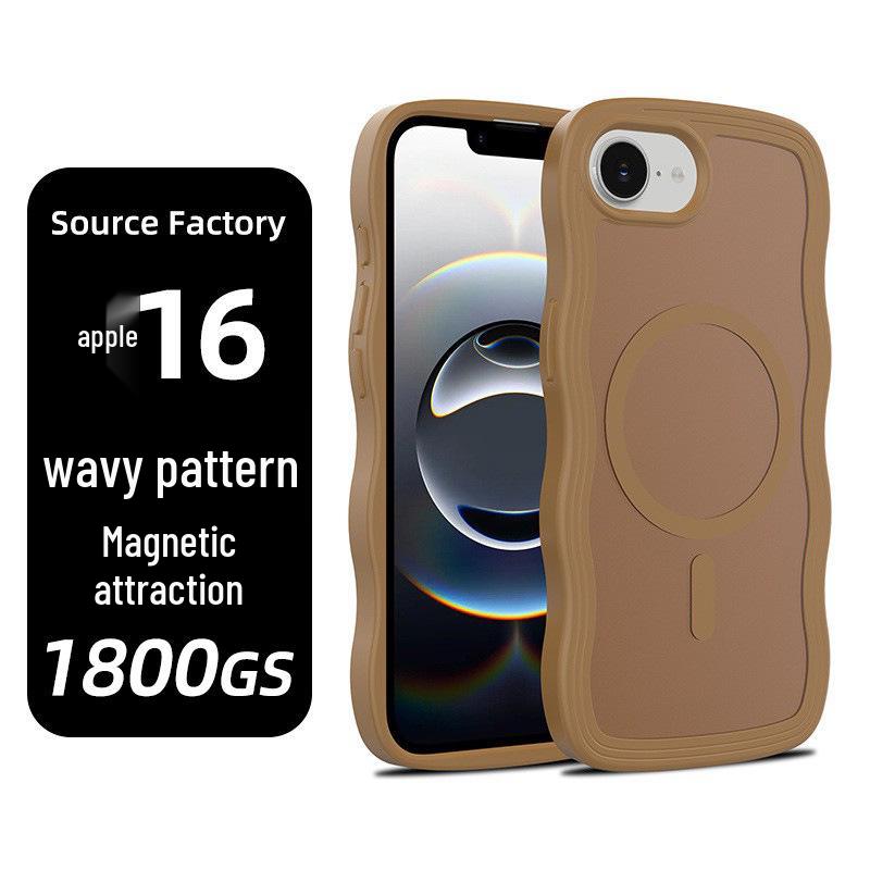 iPhone 16 Pro Wavy Edge Magnetic Case, Two-in-One Skin-Feel for Apple 16e/16plus 15 Pro Max
iPhone 16 Pro Wavy Edge Magnetic Case, Two-in-One Skin-Feel for Apple 16e/16plus 15 Pro Max