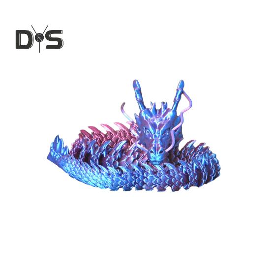 3D-печатная шарнирная фигурка дракона с подвижными суставами, китайская фигурка Лунга, игрушка, украшение, украшение для детей и взрослых, коллекция подарков 30cm синий/красный
3D-печатная шарнирная фигурка дракона с подвижными суставами, китайская фигурка Лунга, игрушка, украшение, украшение для детей и взрослых, коллекция подарков 30cm синий/красный