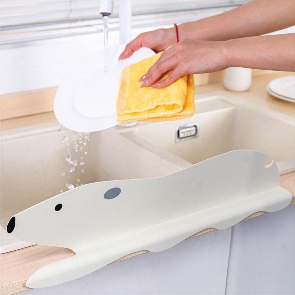 Cute Cartoon Water Baffle Household Water Blocking Board Sink Splash Guard Kitchen Accessories Bear-White
Cute Cartoon Water Baffle Household Water Blocking Board Sink Splash Guard Kitchen Accessories Bear-White