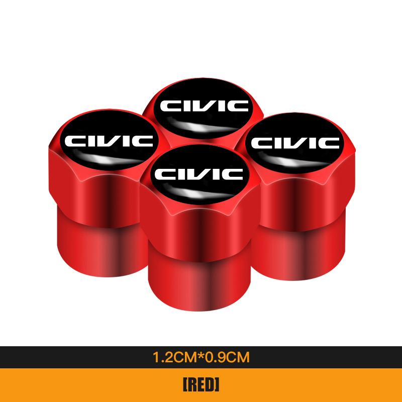 4Pcs Metal Car Wheel Tire Valves Caps Waterproof Dustproof Cover For Honda Civic Fit Accord City Vezel CR-V S660 Odyssey HR-V
4Pcs Metal Car Wheel Tire Valves Caps Waterproof Dustproof Cover For Honda Civic Fit Accord City Vezel CR-V S660 Odyssey HR-V
