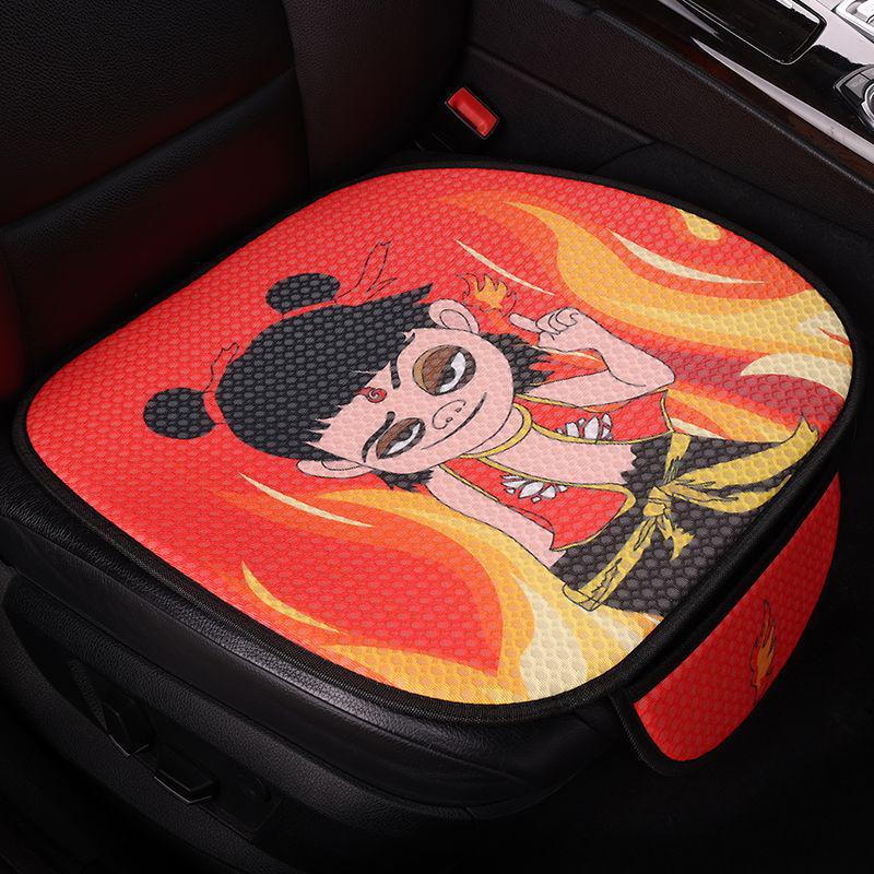 Car Seat Cushion: Universal Linen Cartoon Design, Non-slip, All-Season, Single Piece, Rear Row Winter Cover.
Car Seat Cushion: Universal Linen Cartoon Design, Non-slip, All-Season, Single Piece, Rear Row Winter Cover.