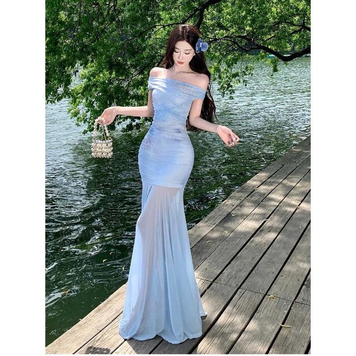 Spicy Floral Mermaid Off-Shoulder Hip-Hugging Summer Dress Medium
Spicy Floral Mermaid Off-Shoulder Hip-Hugging Summer Dress Medium