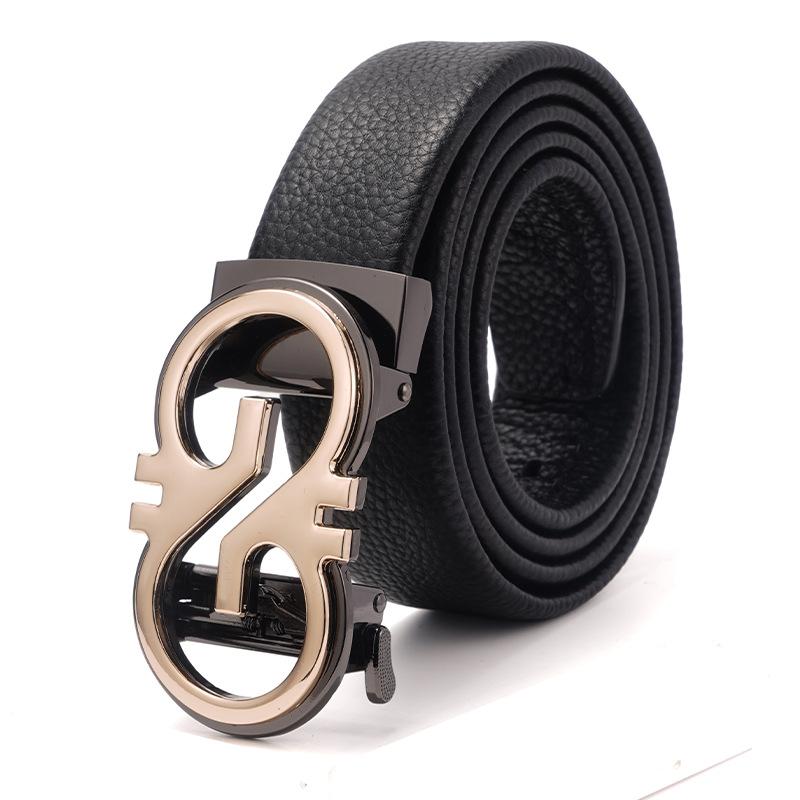 Men S New Belt First Layer Cowhide Leather Travel Business Belt Simple Casual Versatile Automatic Buckle Belt Men 130cm
Men S New Belt First Layer Cowhide Leather Travel Business Belt Simple Casual Versatile Automatic Buckle Belt Men 130cm