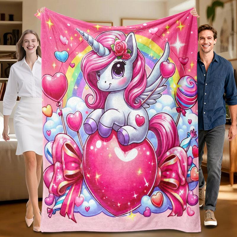 1 piece unicorn-themed flannel blanket, soft and colorful, perfect for sofa, bed, office. Ideal gift for family, friends, holida 30x40 inch
1 piece unicorn-themed flannel blanket, soft and colorful, perfect for sofa, bed, office. Ideal gift for family, friends, holida 30x40 inch