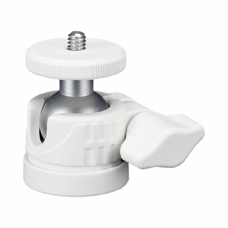 Professional Mini Ballhead Tripod Attachment, 360°Rotation, 1/4 Screw Hole, NonSlip Cushioning, For SLR Cameras, білий
Professional Mini Ballhead Tripod Attachment, 360°Rotation, 1/4 Screw Hole, NonSlip Cushioning, For SLR Cameras, білий