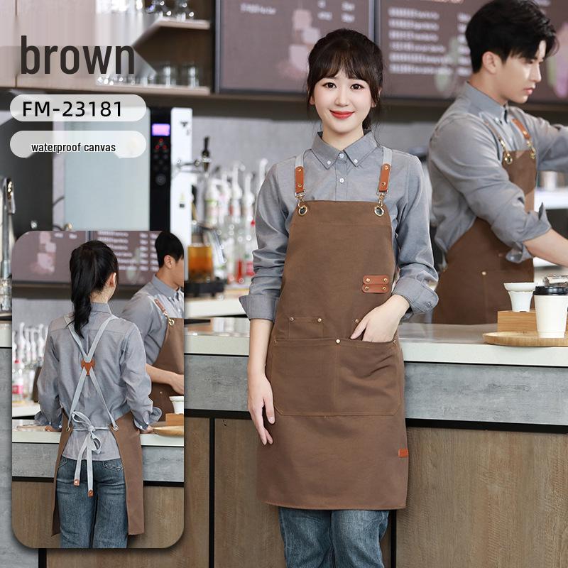 New Arrival Waterproof Canvas Apron - Oil-Proof Household Kitchen Studio Apron with Custom Logo Printing. світло-коричневого кольору
New Arrival Waterproof Canvas Apron - Oil-Proof Household Kitchen Studio Apron with Custom Logo Printing. світло-коричневого кольору