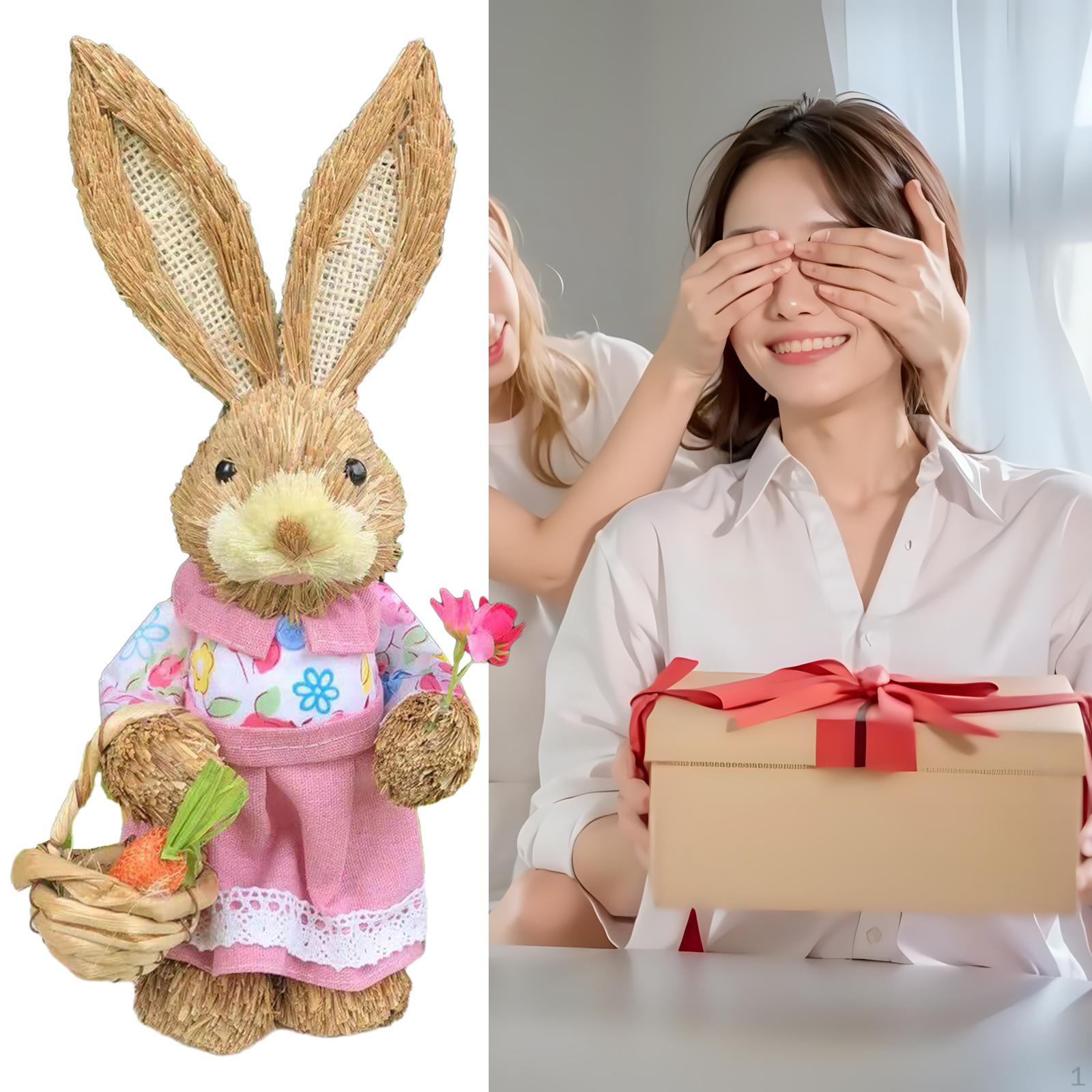 Статуэтка Пасхального кролика, скульптура животного, декор, милая креативная садовая статуя, украшение для газона
Статуэтка Пасхального кролика, скульптура животного, декор, милая креативная садовая статуя, украшение для газона