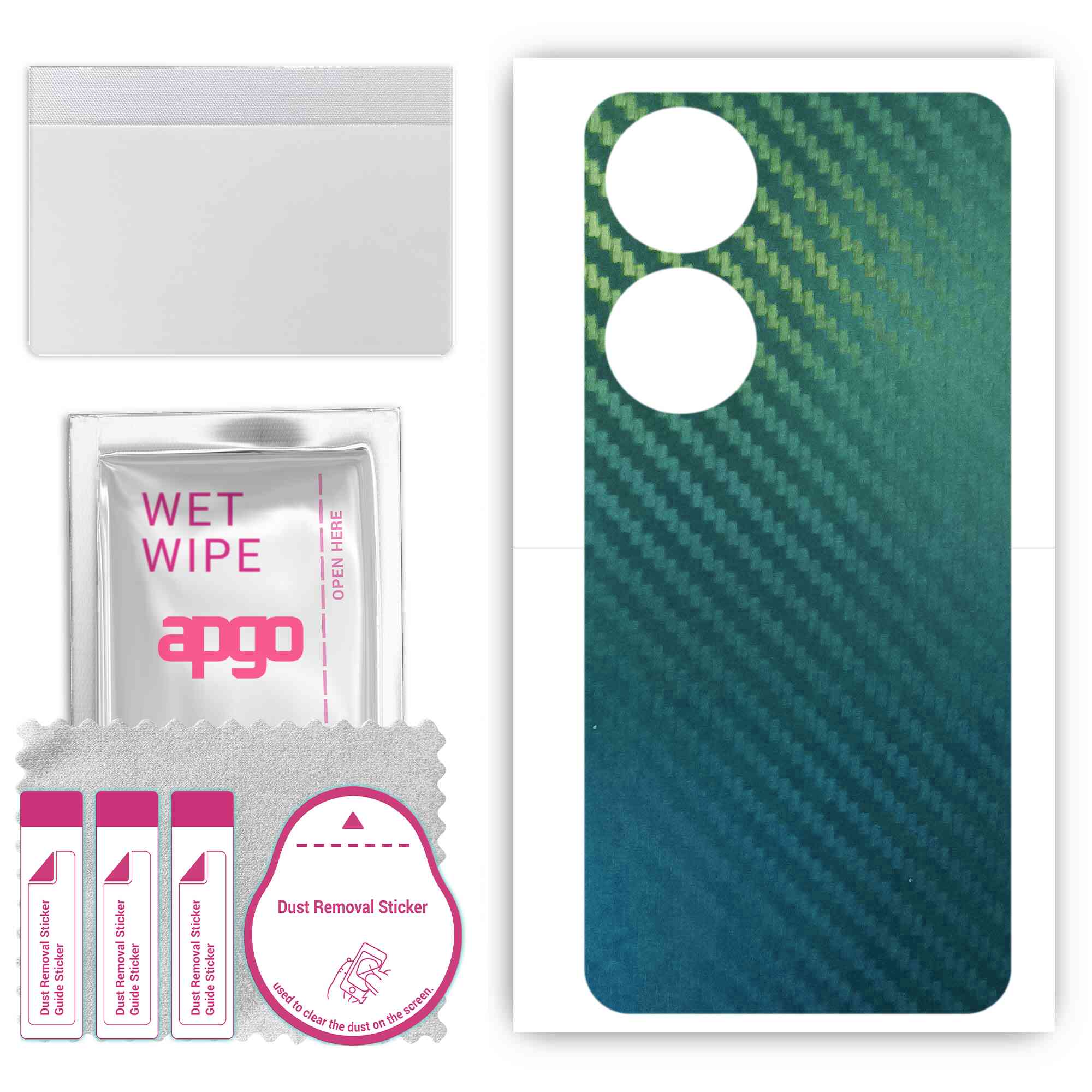 apgo Protective Skin Sticker for the back compatible with Honor 90, Wrap Film, Foil, Vinyl - Pattern Carbon Chameleon CAKA1
apgo Protective Skin Sticker for the back compatible with Honor 90, Wrap Film, Foil, Vinyl - Pattern Carbon Chameleon CAKA1