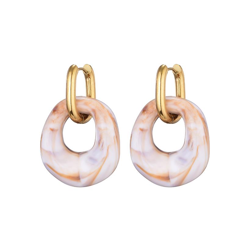 New Fashion Hollow Big Statement Acrylic Pendant Hoop Earrings For Women Gold Color Stainless Steel Ear Buckle Female Zircon
New Fashion Hollow Big Statement Acrylic Pendant Hoop Earrings For Women Gold Color Stainless Steel Ear Buckle Female Zircon