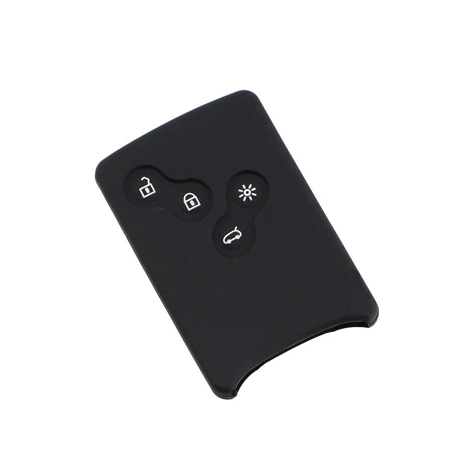 4 Buttons Silicone Rubber Key Case Protector Cover for Renault Clio Logan Megane 2 3 Koleos Scenic Card Car-Styling чорний
4 Buttons Silicone Rubber Key Case Protector Cover for Renault Clio Logan Megane 2 3 Koleos Scenic Card Car-Styling чорний