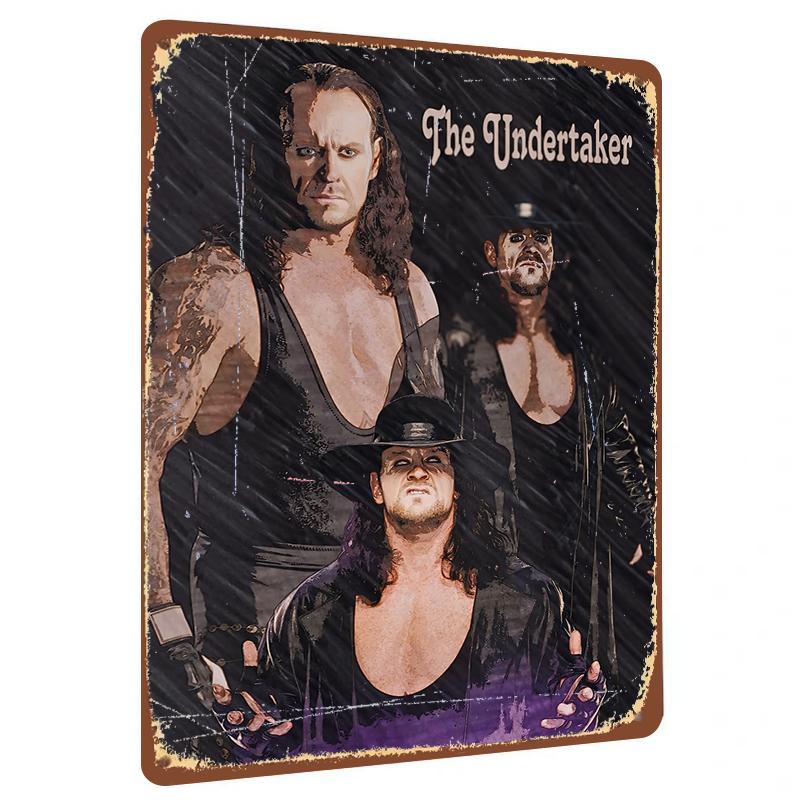 The Undertaker Wrestling Legend Portrait Metal Wall Art Decor for Home Office Man Cave Collection Gift 20x30cm(7.8x11.8inch)
The Undertaker Wrestling Legend Portrait Metal Wall Art Decor for Home Office Man Cave Collection Gift 20x30cm(7.8x11.8inch)