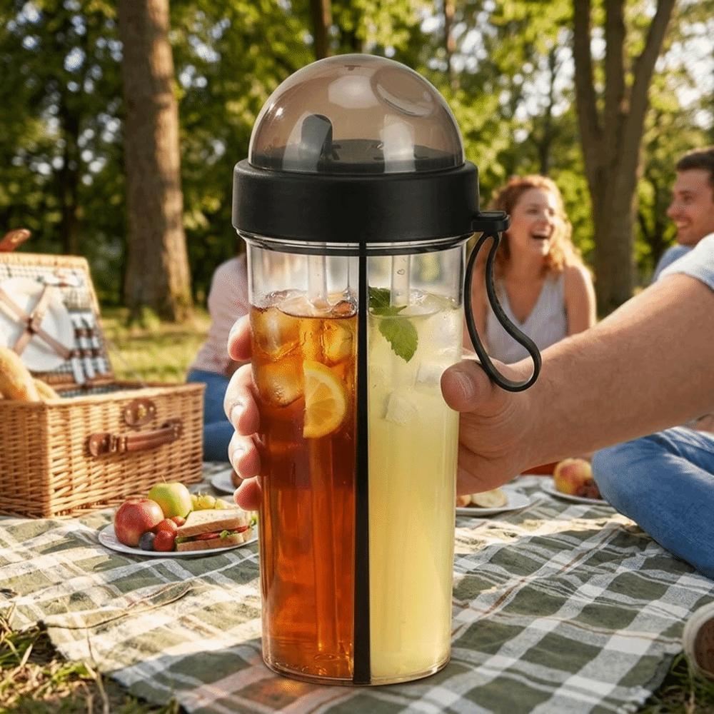 Dual Mouth Dual Drink Cup With Tubes Large Capacity Cup Portable Bottle Sport Tumbler Couple Gift чорний
Dual Mouth Dual Drink Cup With Tubes Large Capacity Cup Portable Bottle Sport Tumbler Couple Gift чорний
