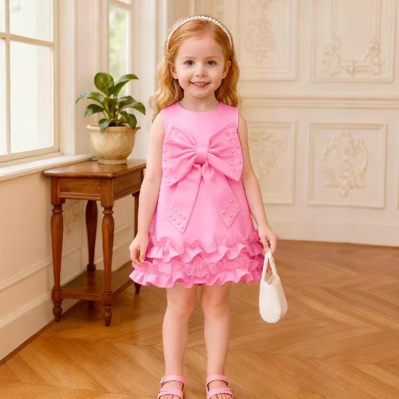 European American Girls Sweet Bow Rhinestone Beaded Dress 18-24 Months рожевий
European American Girls Sweet Bow Rhinestone Beaded Dress 18-24 Months рожевий