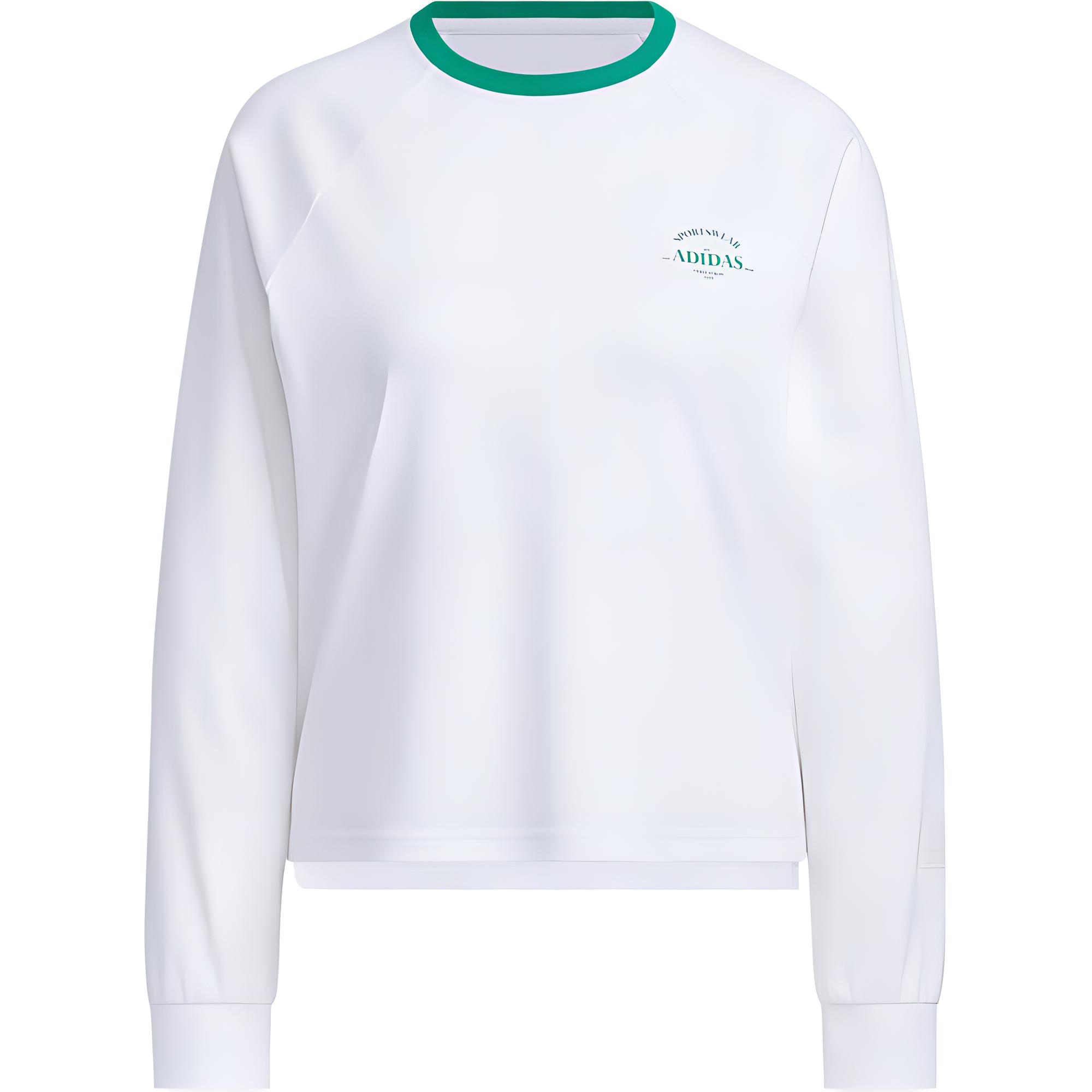 Adidas Logo Print Color Block Sports Casual Crew Neck Long Sleeve T-Shirt Women Tops White JE3619 XXL
Adidas Logo Print Color Block Sports Casual Crew Neck Long Sleeve T-Shirt Women Tops White JE3619 XXL
