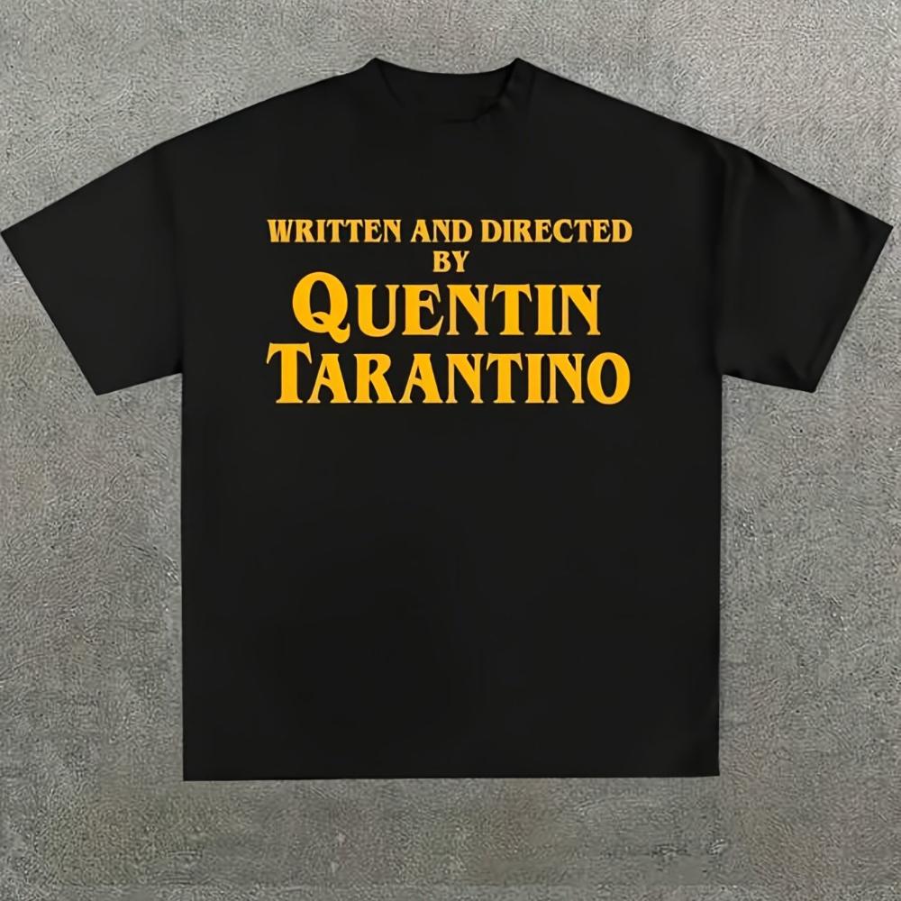 UnisexS TShirt Crafted and Directed By Quentin Tarantino 100 Casual Print Crew Neck Short Sleeve G Tee L
UnisexS TShirt Crafted and Directed By Quentin Tarantino 100 Casual Print Crew Neck Short Sleeve G Tee L
