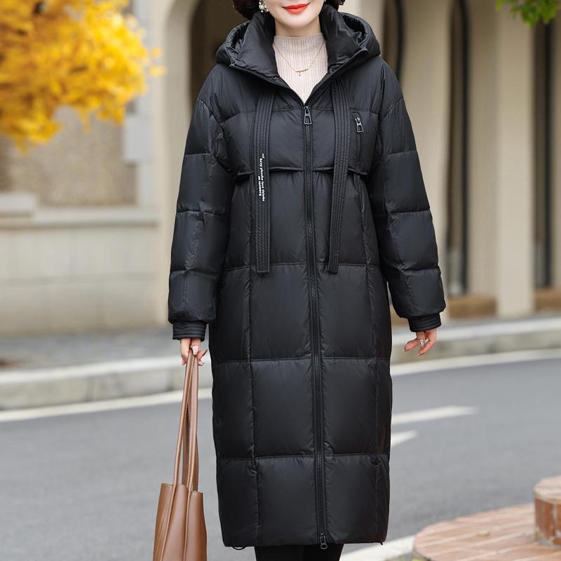 Зимние длинные пуховики для женщин среднего возраста, винтажные парки больших размеров с капюшоном, свободные, элегантные, толстые, теплые пуховые куртки, женское пальто 4XL чёрный
Зимние длинные пуховики для женщин среднего возраста, винтажные парки больших размеров с капюшоном, свободные, элегантные, толстые, теплые пуховые куртки, женское пальто 4XL чёрный