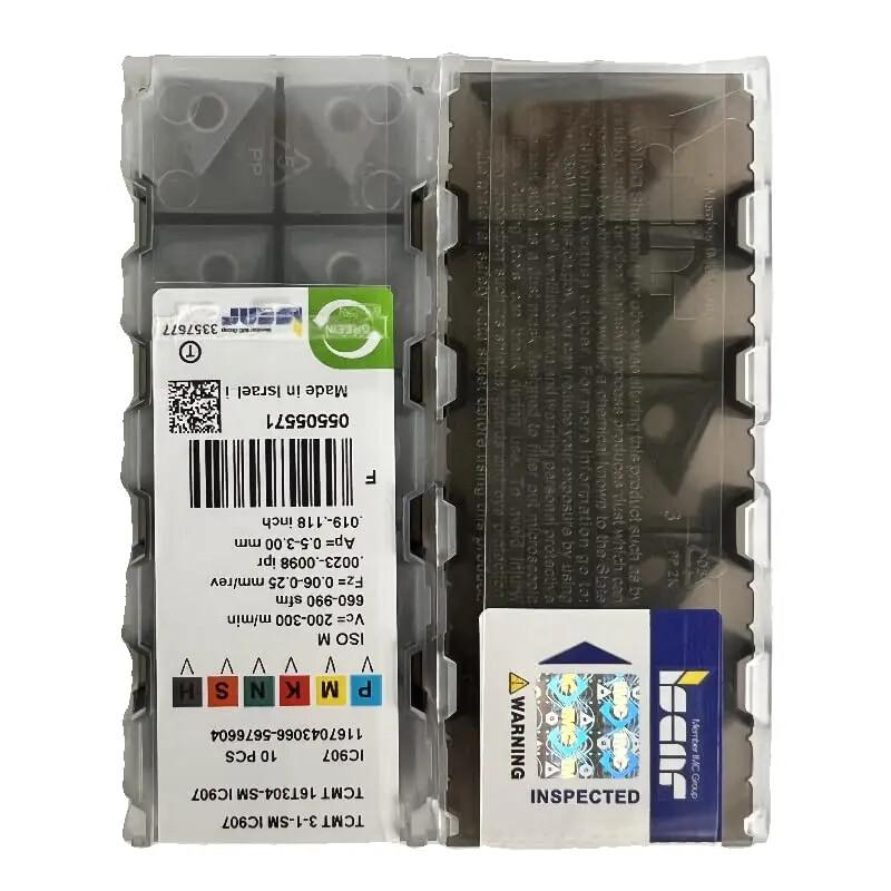 ISCAR / TCMT16T304-SM IC907 /Industrial indexable carbide inserts 10 Pcs
ISCAR / TCMT16T304-SM IC907 /Industrial indexable carbide inserts 10 Pcs