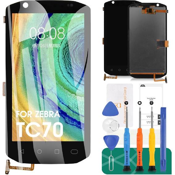 for Zebra TC70 Screen Replacement for Zebra TC72 LCD Digitizer Repair Kits for Zebra TC75/TC77 Touch Screen Display Assembly Replacement Black
for Zebra TC70 Screen Replacement for Zebra TC72 LCD Digitizer Repair Kits for Zebra TC75/TC77 Touch Screen Display Assembly Replacement Black