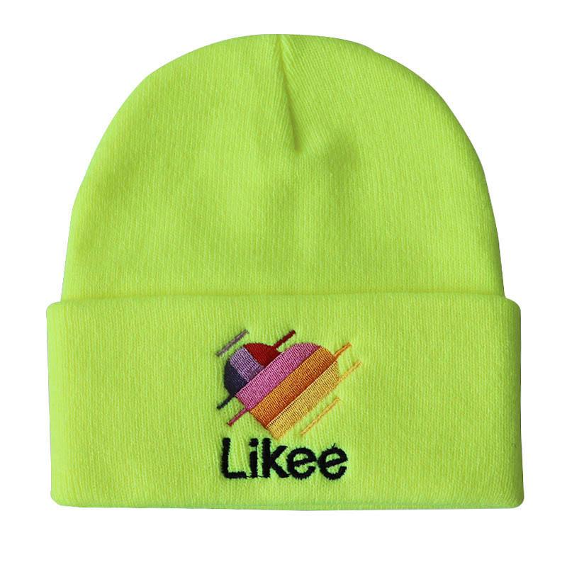 New European and American hot items LIKEE Embroidered letter knitted hat, warm pullover hip-hop beanie Adjustable флуоресцентний жовтий колір
New European and American hot items LIKEE Embroidered letter knitted hat, warm pullover hip-hop beanie Adjustable флуоресцентний жовтий колір