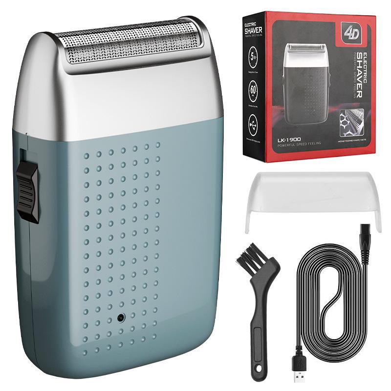 Перезаряжаемая мини-электробритва с одним лезвием для путешествий USB charging синий
Перезаряжаемая мини-электробритва с одним лезвием для путешествий USB charging синий