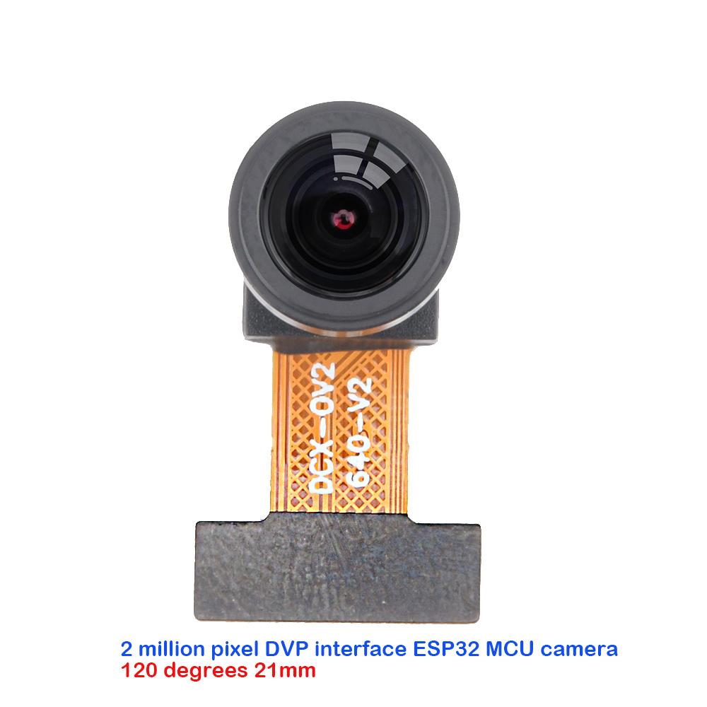 Модуль камери OV2640 2 мільйони пікселів DVP інтерфейс ESP32-CAM 66/160 градусів 21/75MM 24PIN0.5MM крок ширококутний об єктив
Модуль камери OV2640 2 мільйони пікселів DVP інтерфейс ESP32-CAM 66/160 градусів 21/75MM 24PIN0.5MM крок ширококутний об єктив