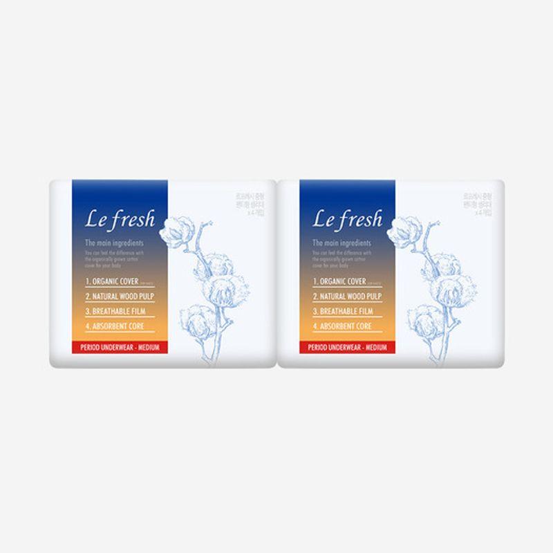 Lefresh Органічна 100% Бавовняна Поверхня Для Носіння Вночі 4 шт x 2 Упаковки / Тонкий Тип Трусики-Прокладка Large 4 sheets X 2 packs
Lefresh Органічна 100% Бавовняна Поверхня Для Носіння Вночі 4 шт x 2 Упаковки / Тонкий Тип Трусики-Прокладка Large 4 sheets X 2 packs
