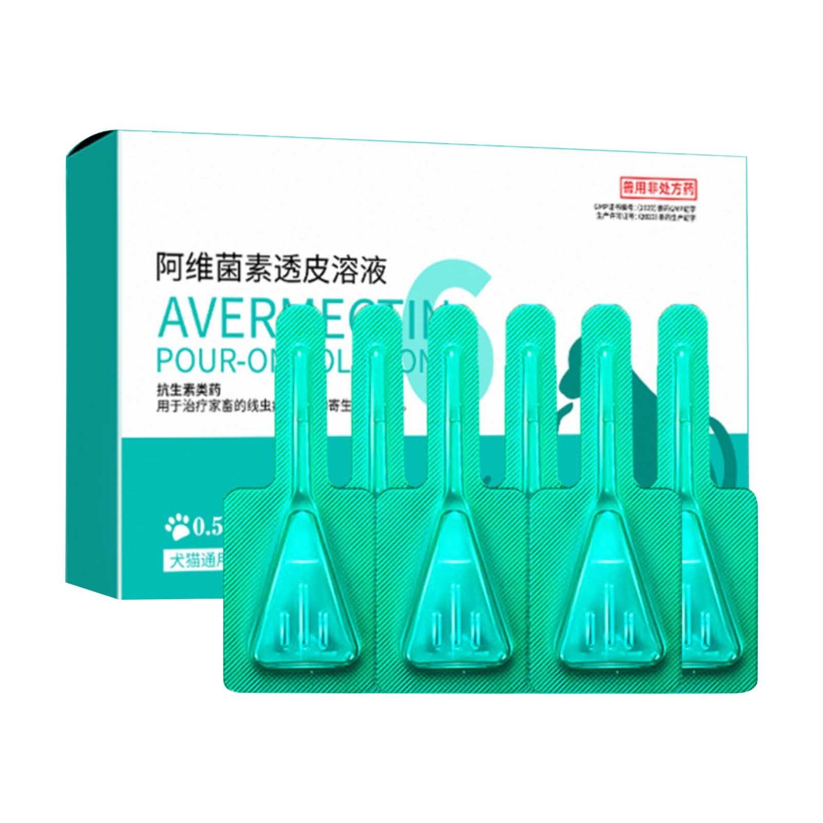 And Dog Anthelmintic Internal And External Insecticide To Kill Ticks, Fleas And Lice Avermectin Transdermal Solution Drops 18ml One Size
And Dog Anthelmintic Internal And External Insecticide To Kill Ticks, Fleas And Lice Avermectin Transdermal Solution Drops 18ml One Size